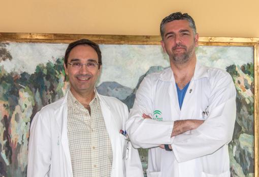 Gabriel Bernal López, a la izquierda, con Luis Martín Villén ABC